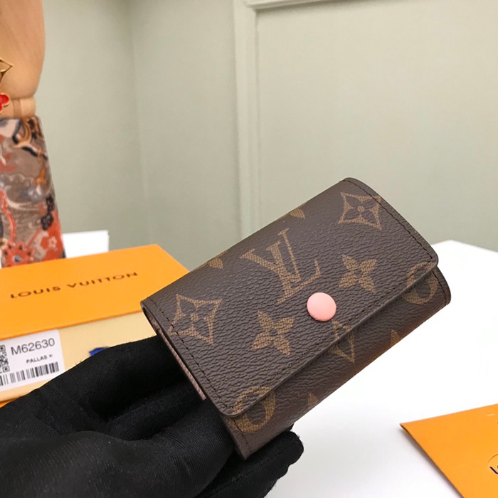 LOUIS VUITTON M62630 キーケース モノグラム ピンク サイズ:10×7cm
