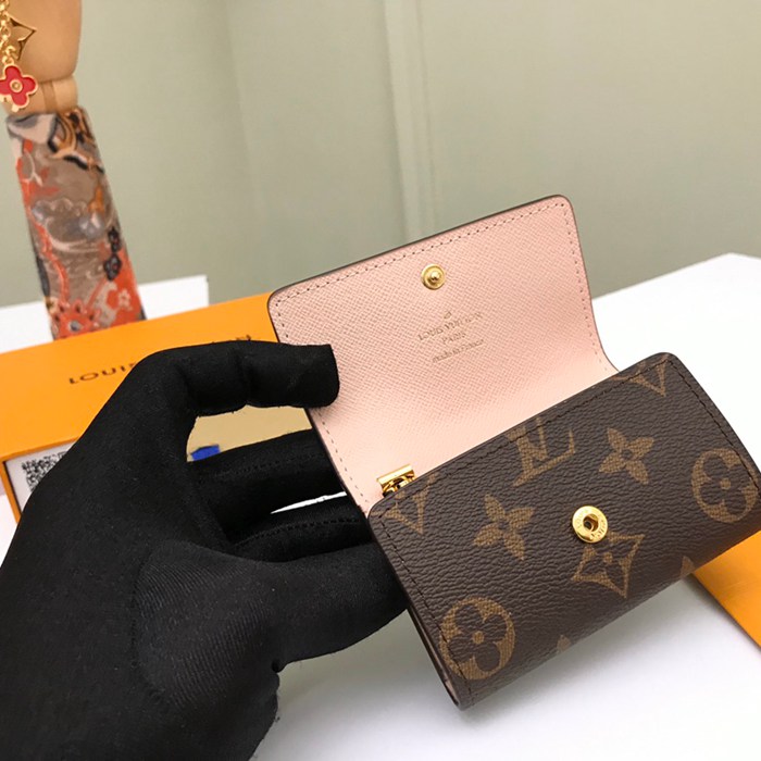 LOUIS VUITTON M62630 キーケース モノグラム ピンク サイズ:10×7cm