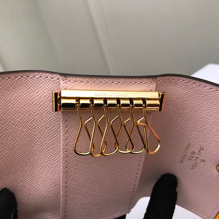 LOUIS VUITTON M62630 キーケース モノグラム ピンク サイズ:10×7cm