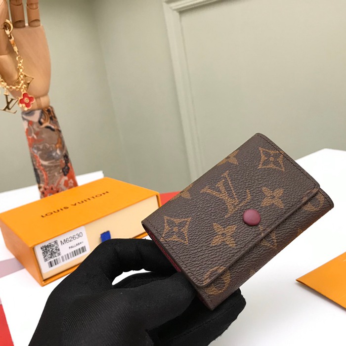 LOUIS VUITTON M62630 キーケース モノグラム パープル サイズ:10×7cm