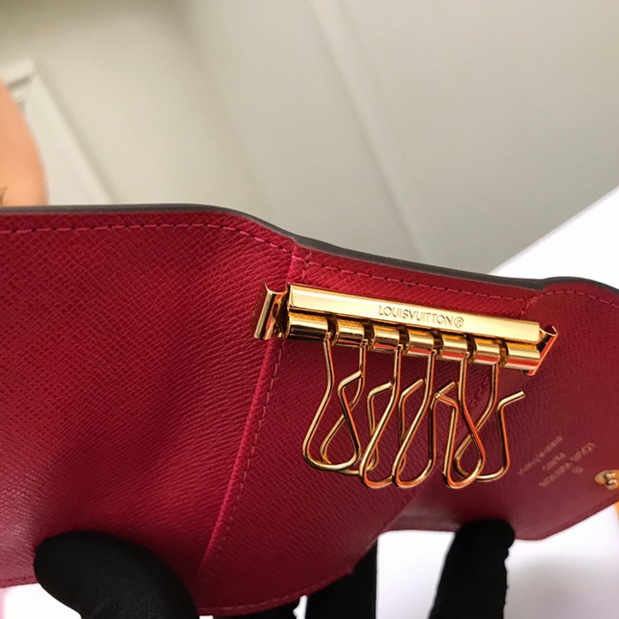 LOUIS VUITTON M62630 キーケース モノグラム ピンク サイズ:10×7cm