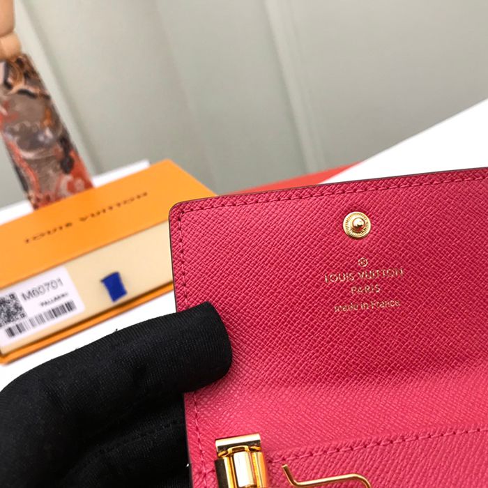 LOUIS VUITTON M62630 キーケース モノグラム ピンク サイズ:10×7cm
