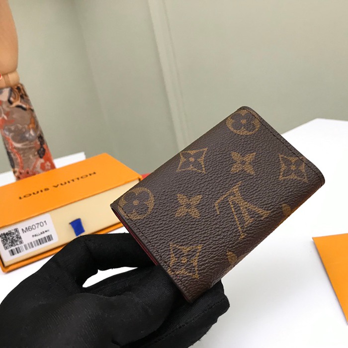 LOUIS VUITTON M62630 キーケース モノグラム ピンク サイズ:10×7cm