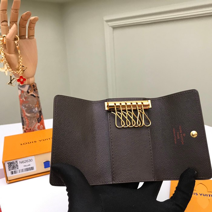 LOUIS VUITTON N62630 キーケース ダミエエベン サイズ:10×7cm