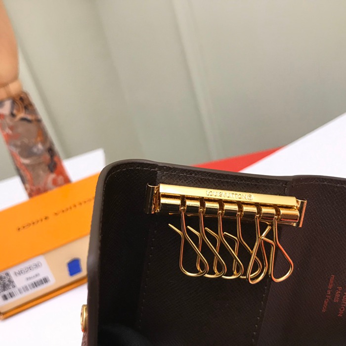 LOUIS VUITTON N62630 キーケース ダミエエベン サイズ:10×7cm
