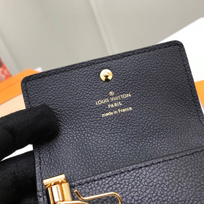 LOUIS VUITTON M64421 キーケース モノグラムアンプラント ブラック サイズ:10.5x5.5cm