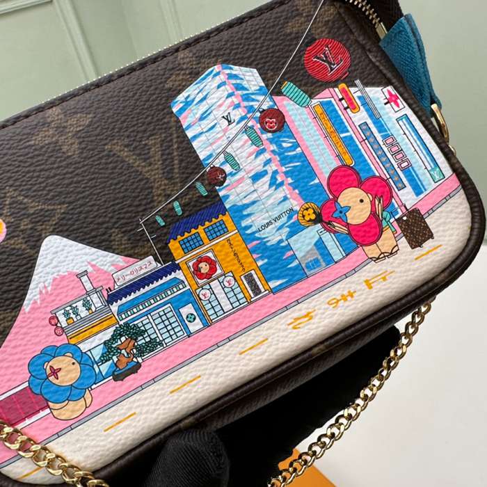 LOUIS VUITTON M81637 ミニポシェット アクセサリー ヴィヴィエンヌ サイズ:15.5x10.5cm
