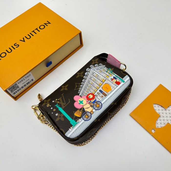 LOUIS VUITTON M81760 ミニポシェット アクセサリー ヴィヴィエンヌ サイズ:15.5x10.5cm