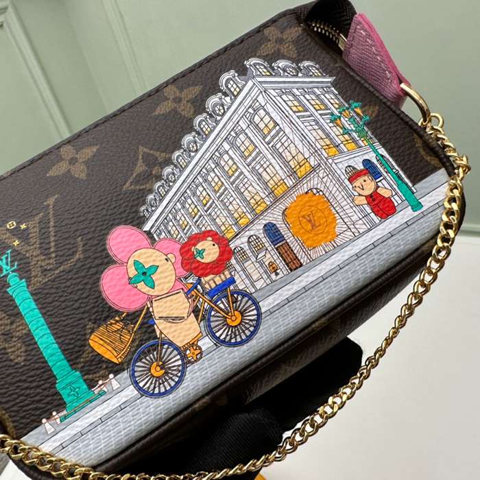 LOUIS VUITTON M81760 ミニポシェット アクセサリー ヴィヴィエンヌ サイズ:15.5x10.5cm