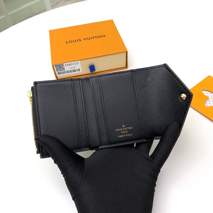 LOUIS VUITTON M80725 ゾエ短財布 モノグラムジャイアント サイズ:9.5x7.5cm