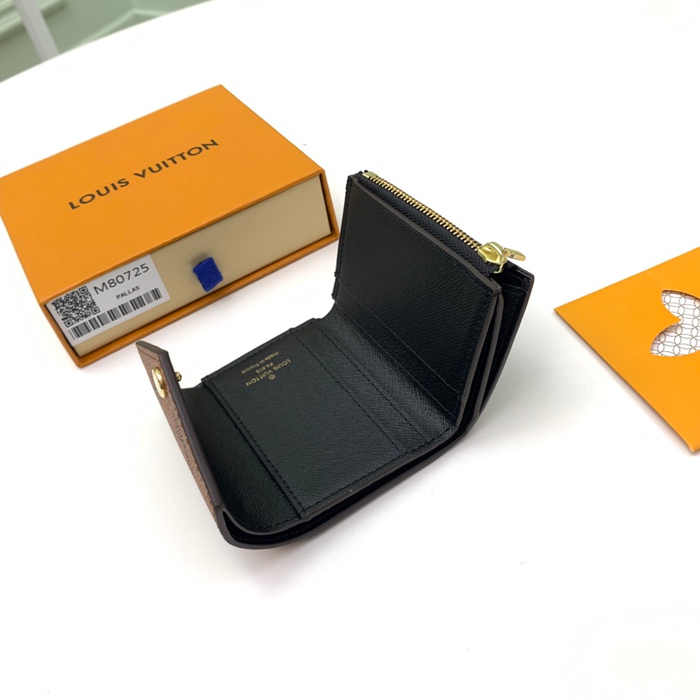 LOUIS VUITTON M80725 ゾエ短財布 モノグラムジャイアント サイズ:9.5x7.5cm