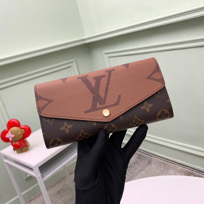 LOUIS VUITTON M80726 サラ長財布 モノグラムジャイアント サイズ:19x10.5cm