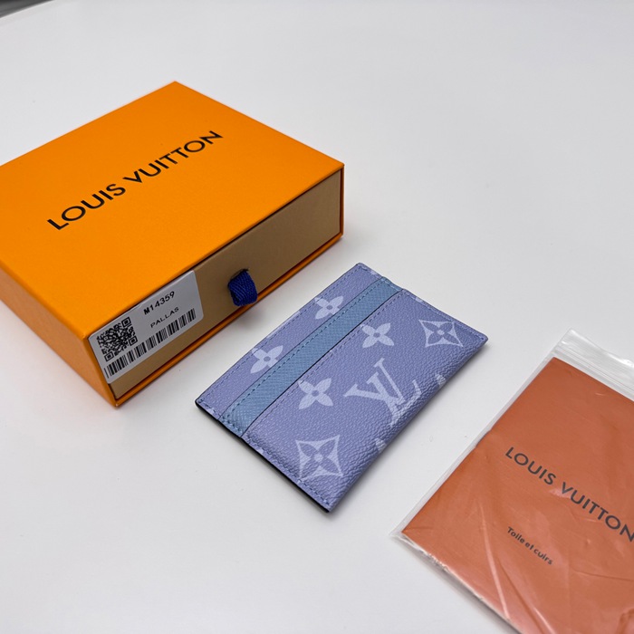 LOUIS VUITTON M14359 カードケース モノグラムエクリプス ブルー サイズ:11x7x0.6cm