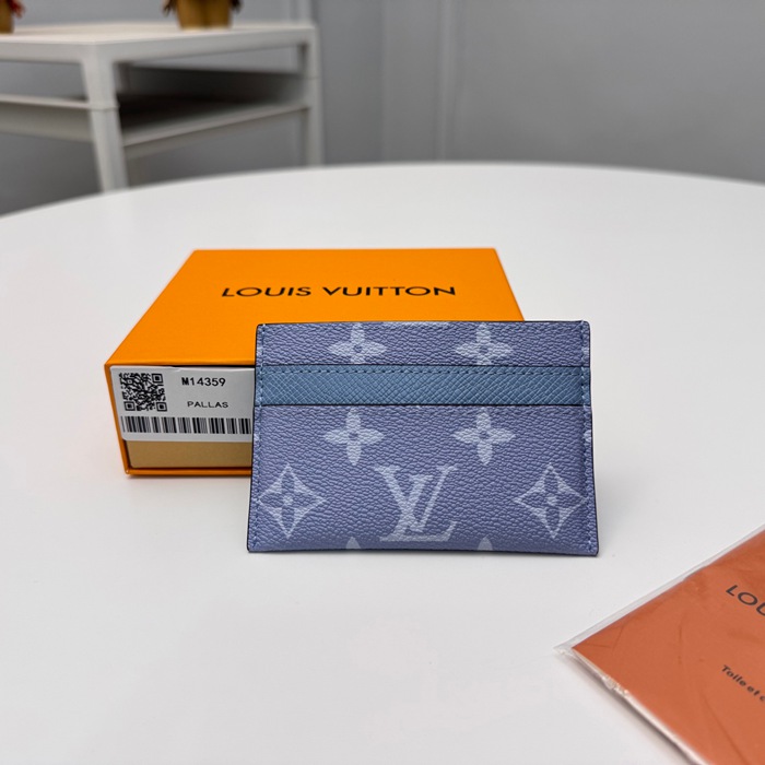 LOUIS VUITTON M14359 カードケース モノグラムエクリプス ブルー サイズ:11x7x0.6cm