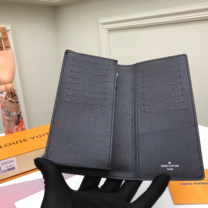 LOUIS VUITTON M30285 ブラッザ長財布 タイガ ブラック サイズ:19x10cm