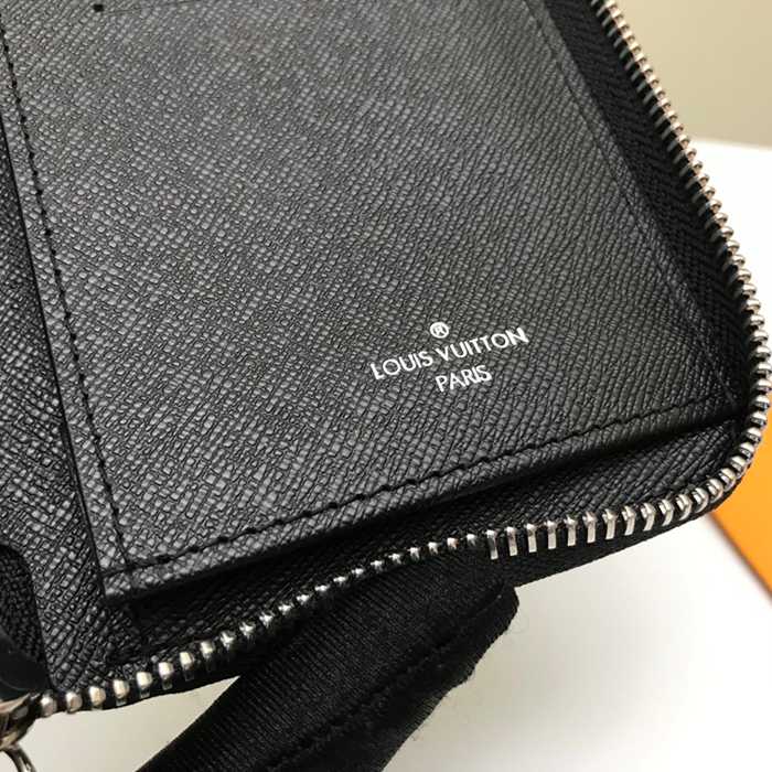 LOUIS VUITTON M30317 ジッピー縦型長財布 タイガ ブラック サイズ:20x10cm