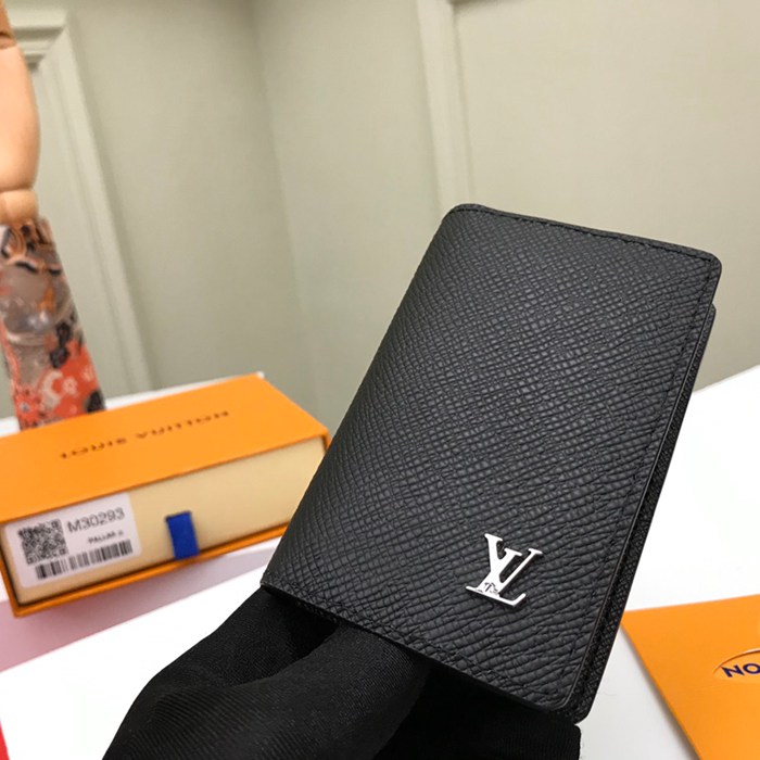 LOUIS VUITTON M30293 ポケットオーガナイザー タイガ ブラック サイズ:8x11cm