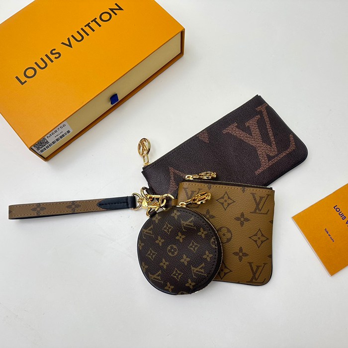 LOUIS VUITTON M68756 トリオクラッチバッグ モノグラム サイズ:19.5x11.5cm