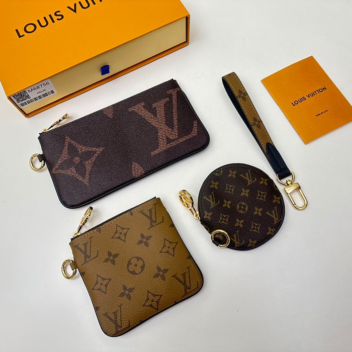 LOUIS VUITTON M68756 トリオクラッチバッグ モノグラム サイズ:19.5x11.5cm