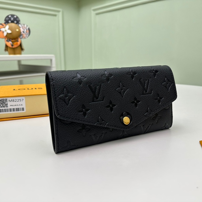 LOUIS VUITTON M82257 サラ長財布 モノグラムアンプラント ベージュ サイズ:19x10.5cm