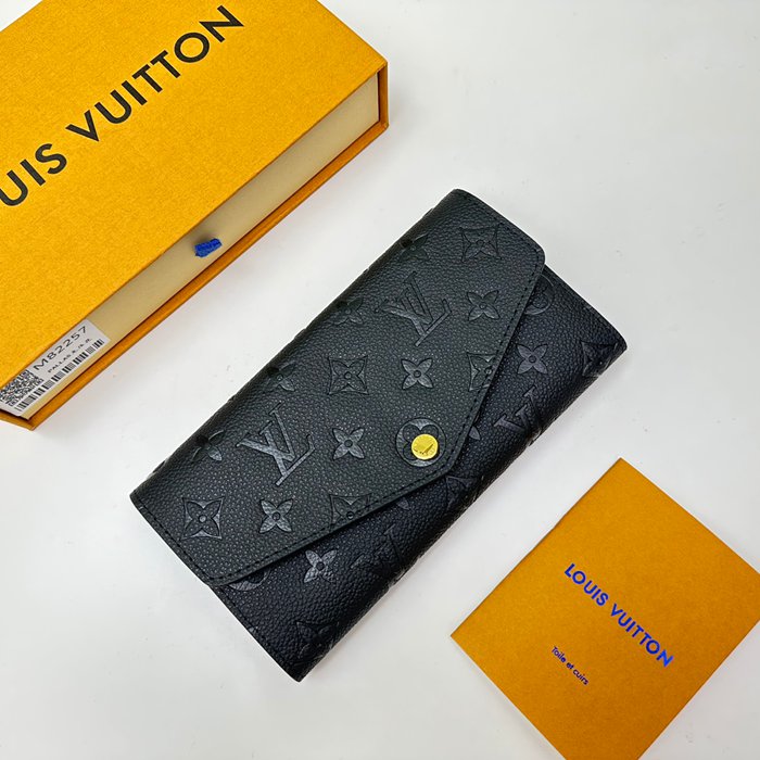 LOUIS VUITTON M82257 サラ長財布 モノグラムアンプラント ベージュ サイズ:19x10.5cm