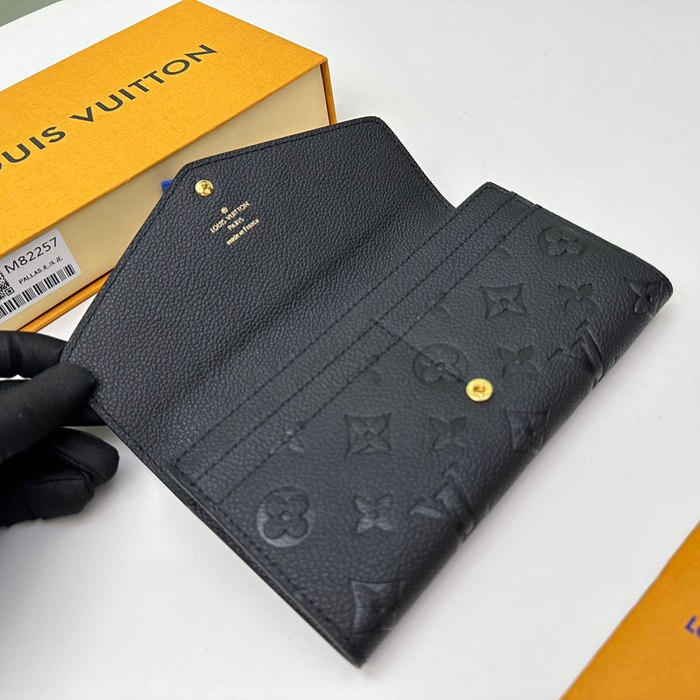 LOUIS VUITTON M82257 サラ長財布 モノグラムアンプラント ベージュ サイズ:19x10.5cm