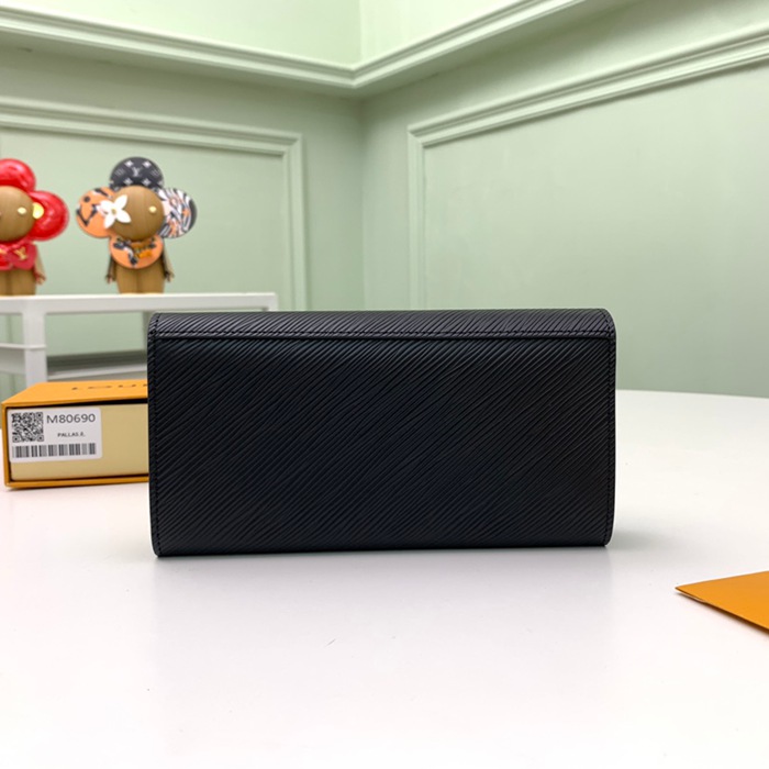 LOUIS VUITTON M80690 ツイスト長財布 エピ ブラック サイズ:19x10.5x2.5cm