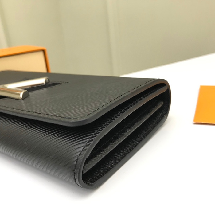 LOUIS VUITTON M68309 ツイスト長財布 エピ ブラック サイズ:19x10.5x2.5cm