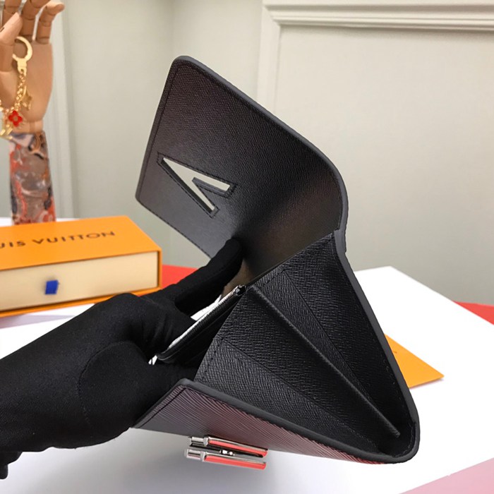 LOUIS VUITTON M68309 ツイスト長財布 エピ ブラック サイズ:19x10.5x2.5cm