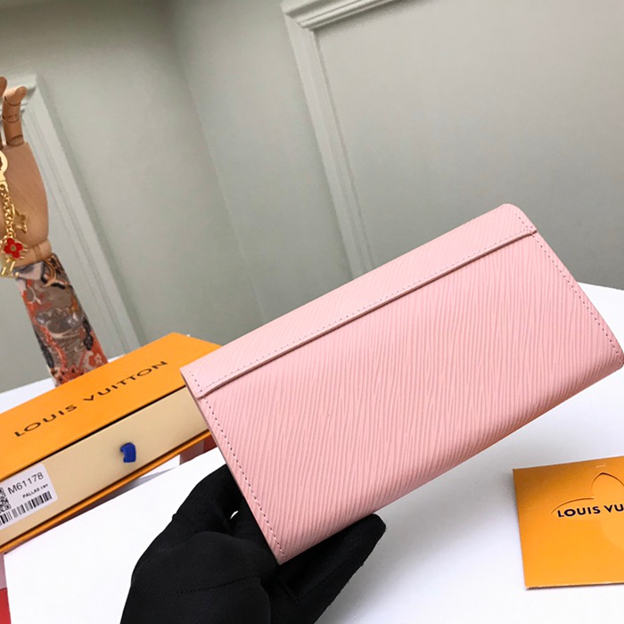 LOUIS VUITTON M61178 ツイスト長財布 エピ ピンク サイズ:19x10.5x2.5cm