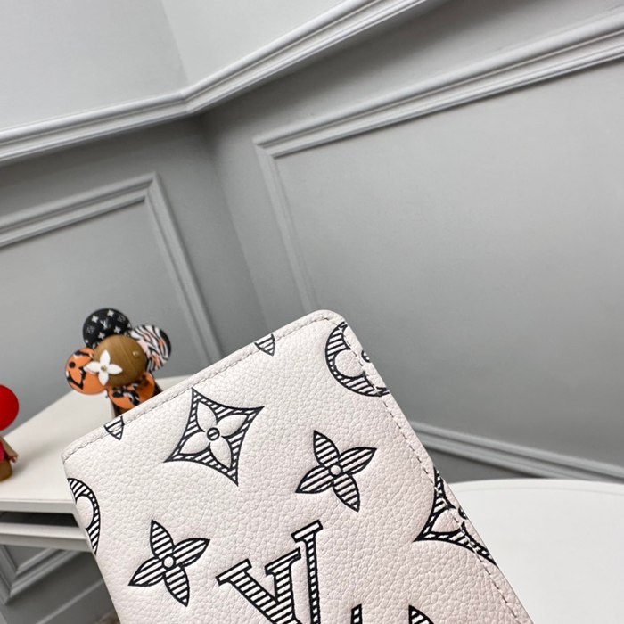 LOUIS VUITTON M83377 ポケットオーガナイザー モノグラムシャドウ アイボリー サイズ:7.5x11.1cm