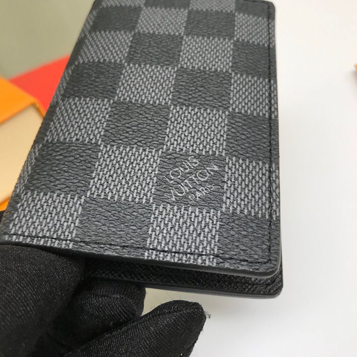 LOUIS VUITTON N63143 ポケットオーガナイザー ダミエグラファイト サイズ:11x7cm