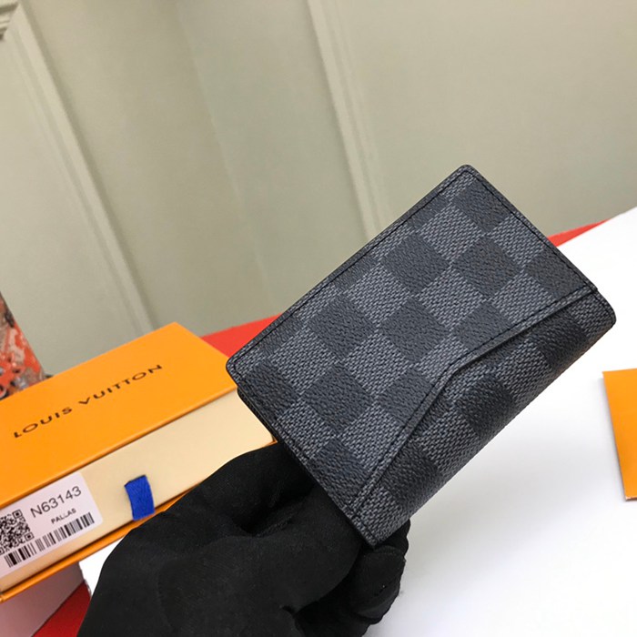 LOUIS VUITTON N63143 ポケットオーガナイザー ダミエグラファイト サイズ:11x7cm
