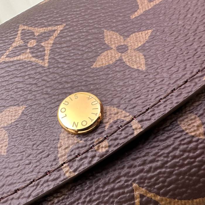 LOUIS VUITTON M60697 エミリー長財布 モノグラム パープルレッド サイズ:19x10cm