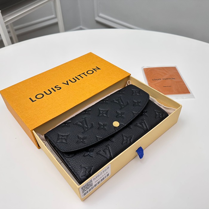 LOUIS VUITTON M62369 エミリー長財布 モノグラムアンプラント ベージュ サイズ:19x10cm