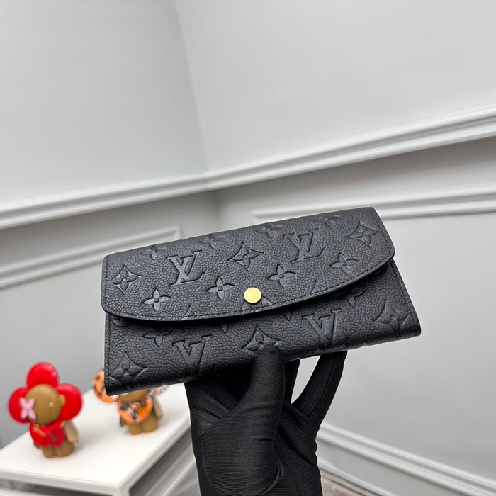 LOUIS VUITTON M62369 エミリー長財布 モノグラムアンプラント ベージュ サイズ:19x10cm