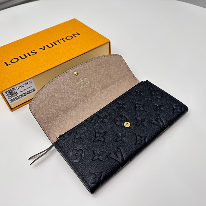 LOUIS VUITTON M62369 エミリー長財布 モノグラムアンプラント ベージュ サイズ:19x10cm
