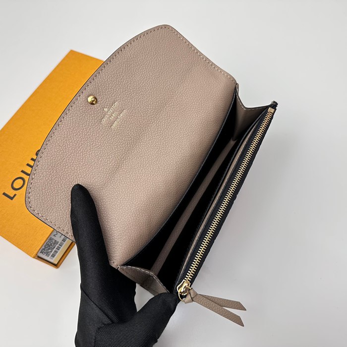 LOUIS VUITTON M62369 エミリー長財布 モノグラムアンプラント ベージュ サイズ:19x10cm