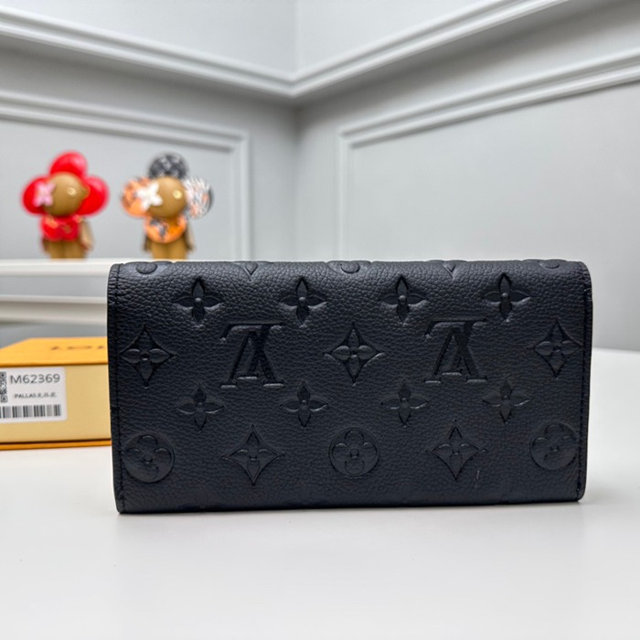 LOUIS VUITTON M62369 エミリー長財布 モノグラムアンプラント ベージュ サイズ:19x10cm