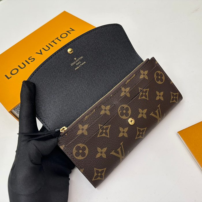 LOUIS VUITTON M82157 エミリー長財布 モノグラムリバース イエローフラワー サイズ:19x10cm