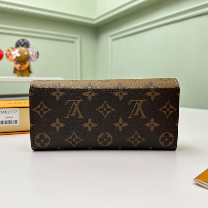 LOUIS VUITTON M82157 エミリー長財布 モノグラムリバース イエローフラワー サイズ:19x10cm
