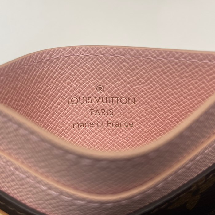 LOUIS VUITTON M82739 LVシャルムカードケース モノグラム ピンク サイズ:10.2x7.3x0.3cm