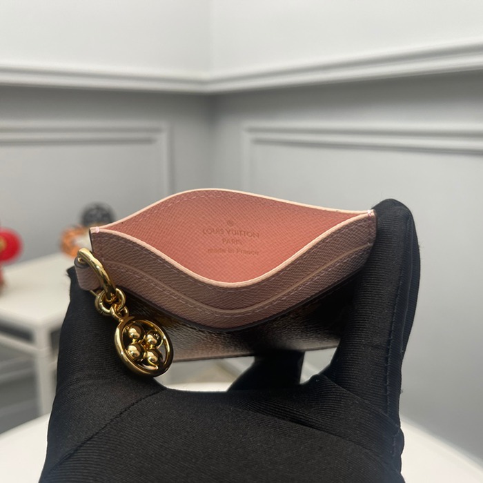 LOUIS VUITTON M82739 LVシャルムカードケース モノグラム ピンク サイズ:10.2x7.3x0.3cm