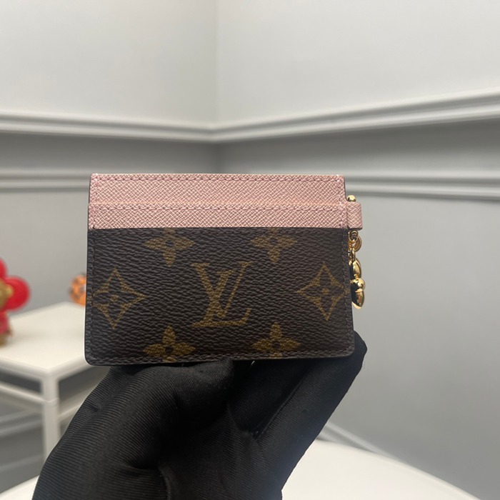 LOUIS VUITTON M82739 LVシャルムカードケース モノグラム ピンク サイズ:10.2x7.3x0.3cm