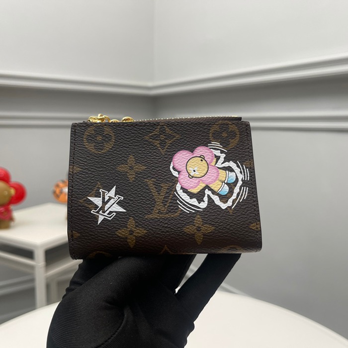 LOUIS VUITTON M12487 リサ財布 雪秀シリーズ サイズ:9x11.5x1.5cm