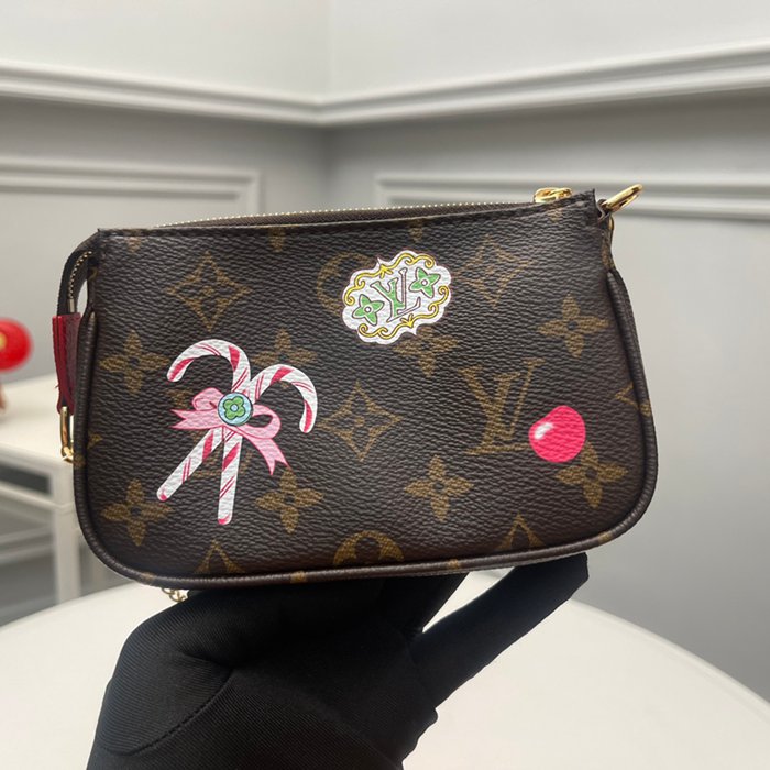 LOUIS VUITTON M12205 ミニポシェット アクセサリー キャンディファクトリー サイズ:15.5x10.5cm