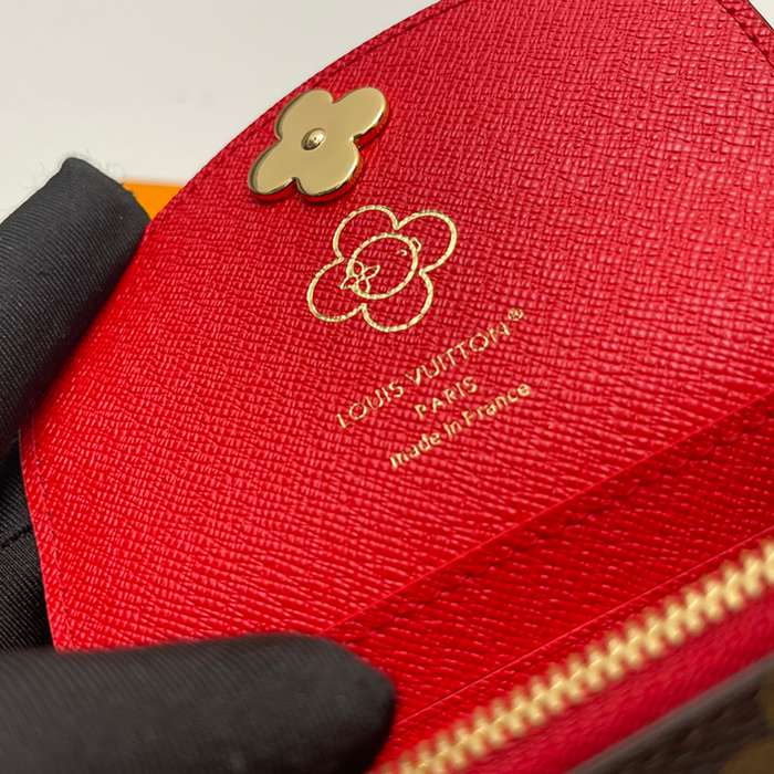 LOUIS VUITTON M12220 ロザリーゼロ財布 キャンディファクトリー レッド サイズ:11x8x2.5cm