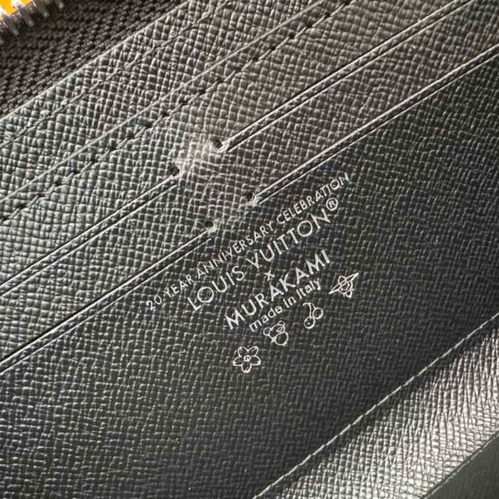 LOUIS VUITTON M13408 クレマンス長財布 村上隆コラボ ブラックマルチ サイズ:20x9cm