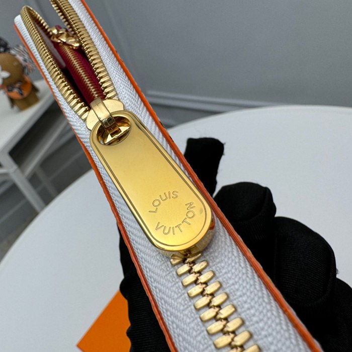 LOUIS VUITTON M13408 クレマンス長財布 村上隆コラボ ホワイトマルチ サイズ:20x9cm