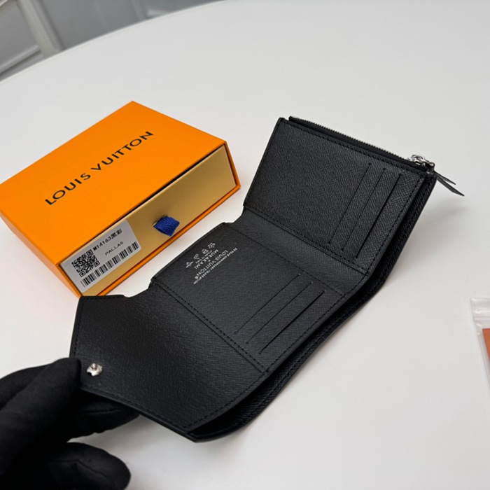 LOUIS VUITTON M14163 ヴィクトリーヌ財布 村上隆コラボ ブラックマルチ サイズ:12x9.5x2.5cm